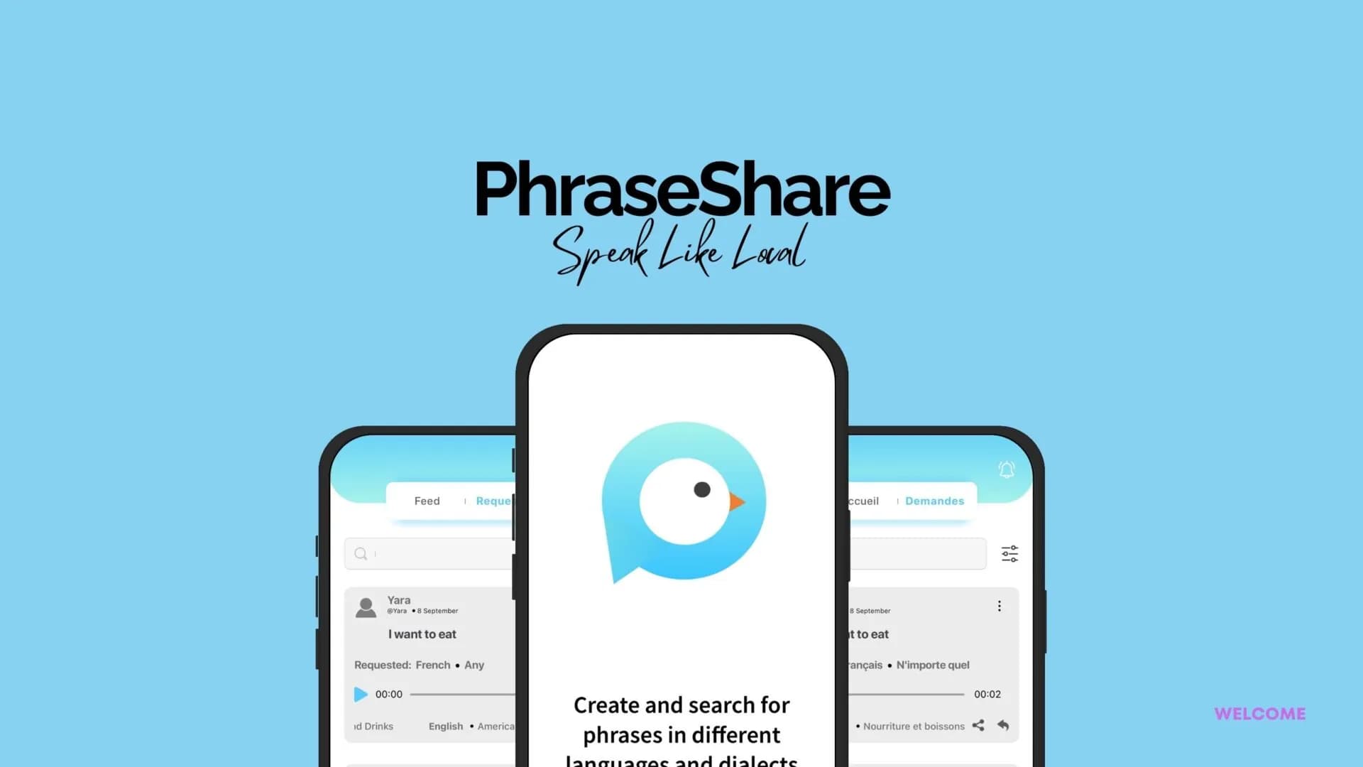 PhraseShare - Cross-Platform Mobile App